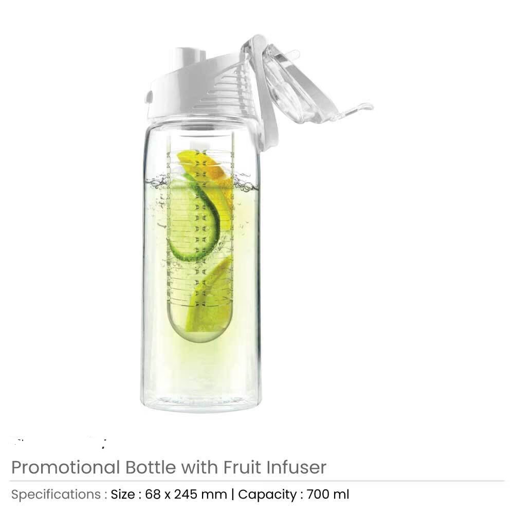 Water Bottle with Fruit Infuser - Image 4