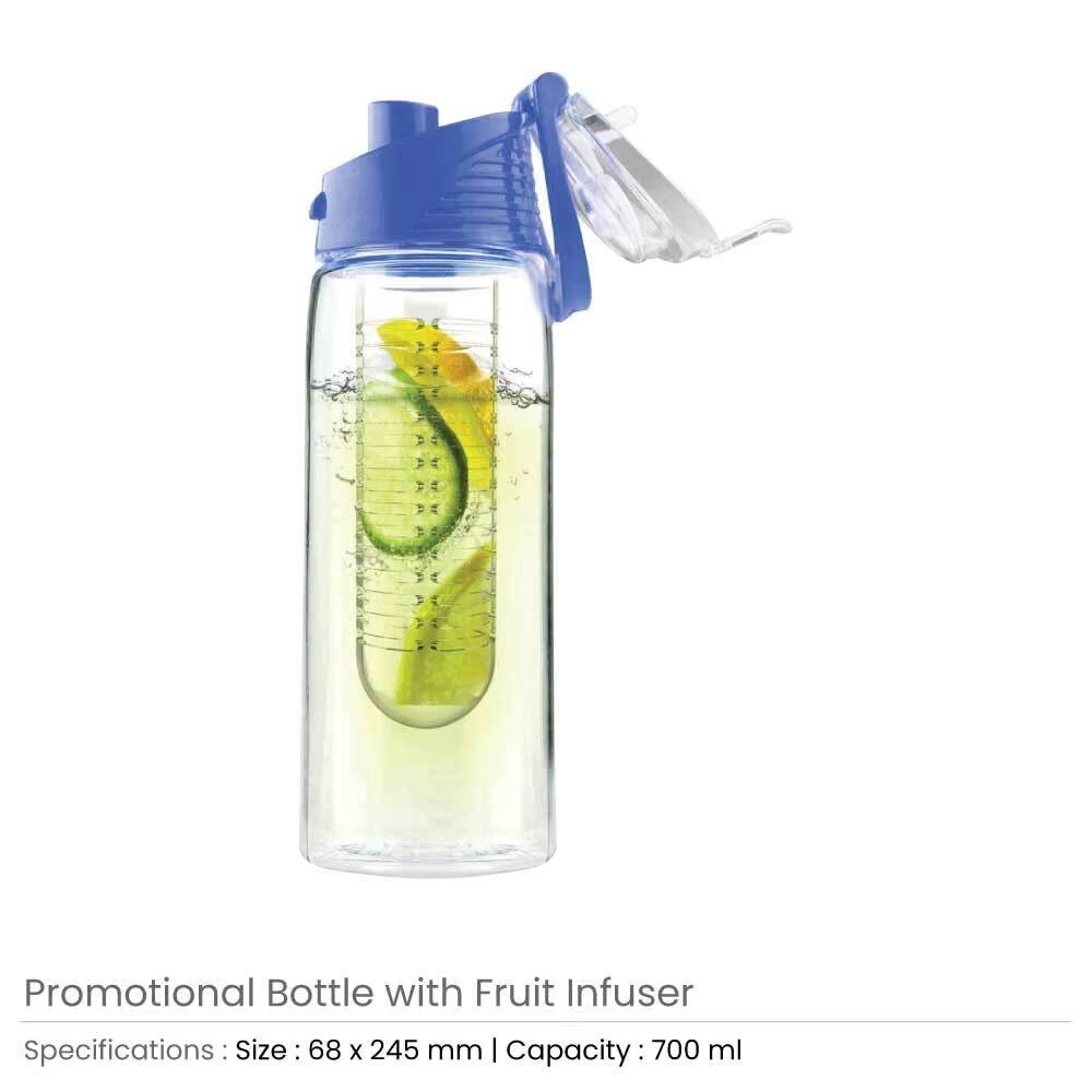 Water Bottle with Fruit Infuser - Image 3