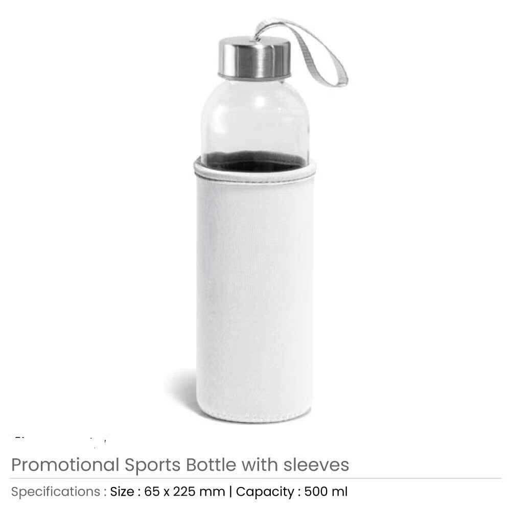 Promotional Glass Bottles with Sleeve 500 ml - Image 5