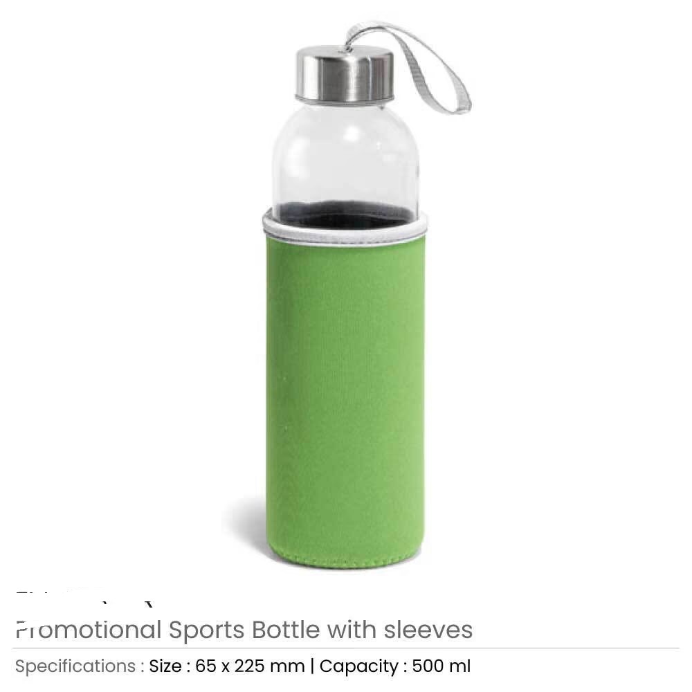 Promotional Glass Bottles with Sleeve 500 ml - Image 4