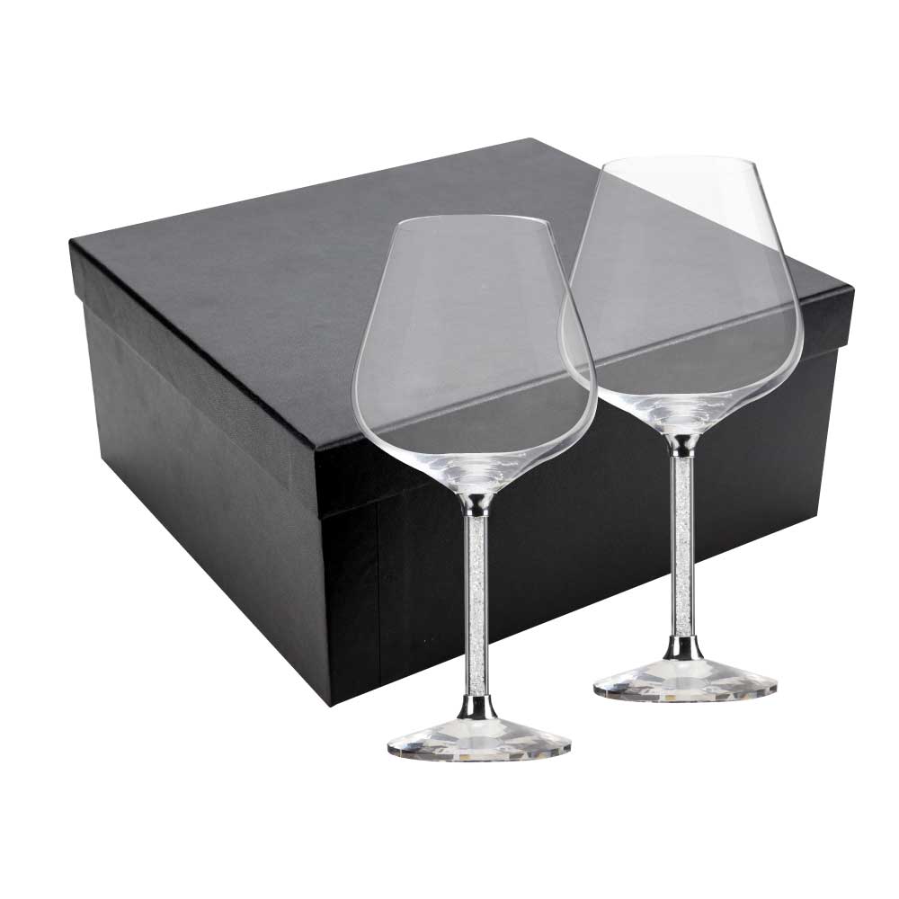Wine Glass Gift Sets, 2 Pcs, 22 cm tall, with Gift Box