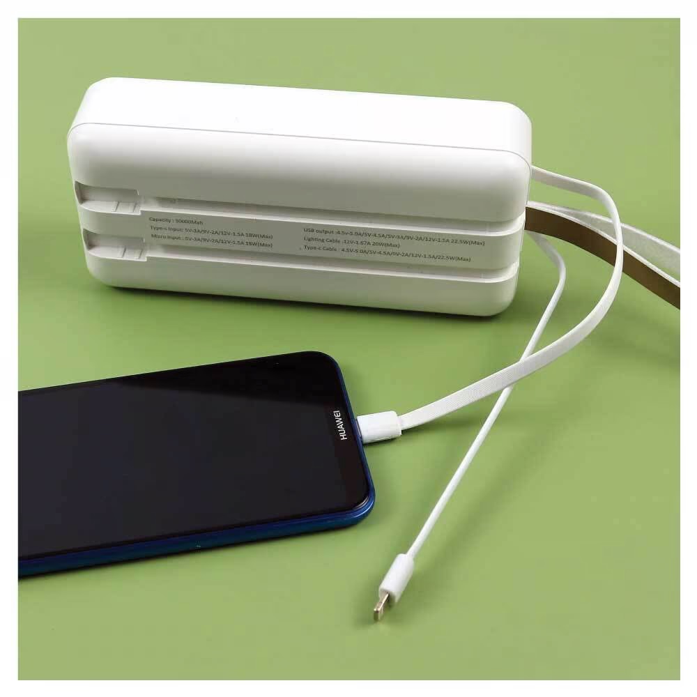 Fast Charging Powerbank 30,000 mAh with Flashlight - Image 5