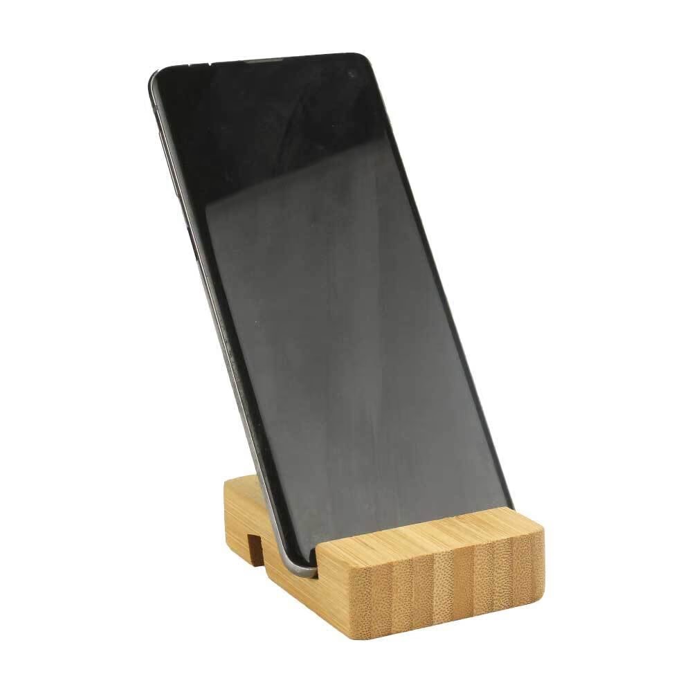 Bamboo Phone Stands with Two Different Slots - Image 3
