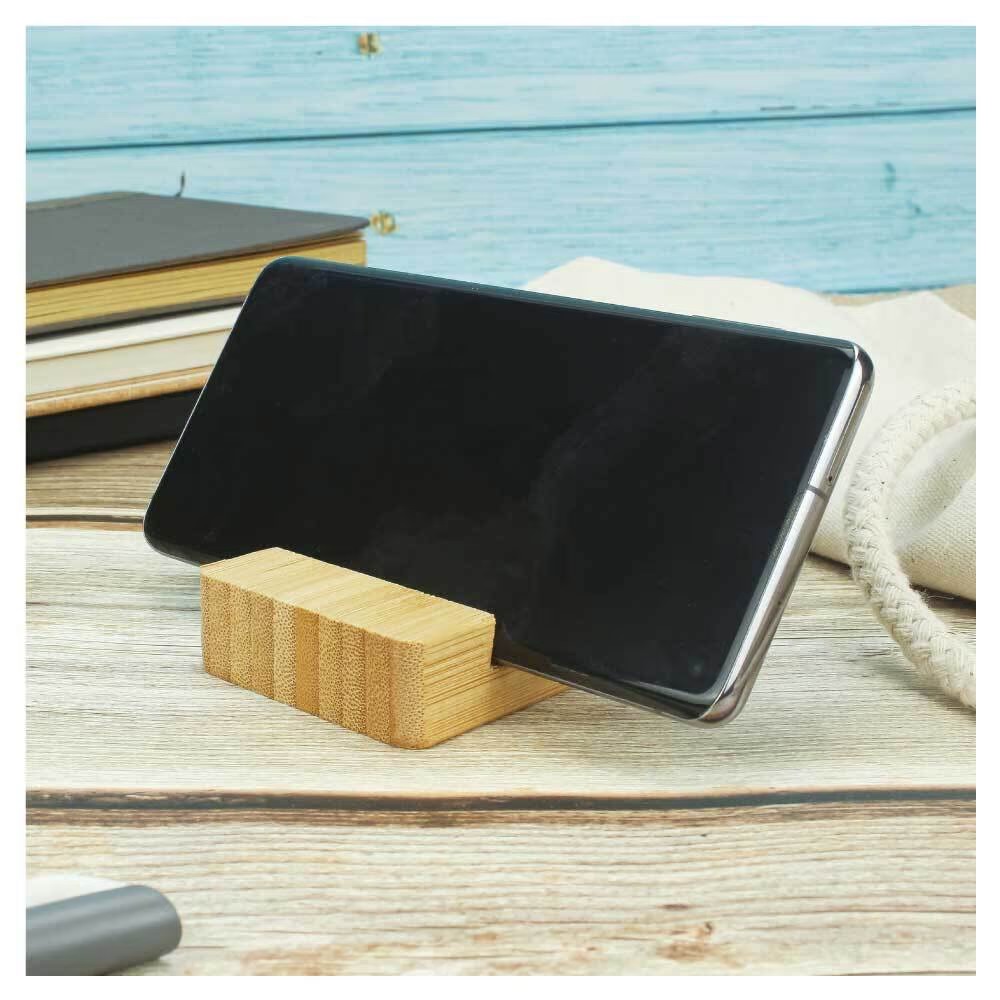 Bamboo Phone Stands with Two Different Slots - Image 4