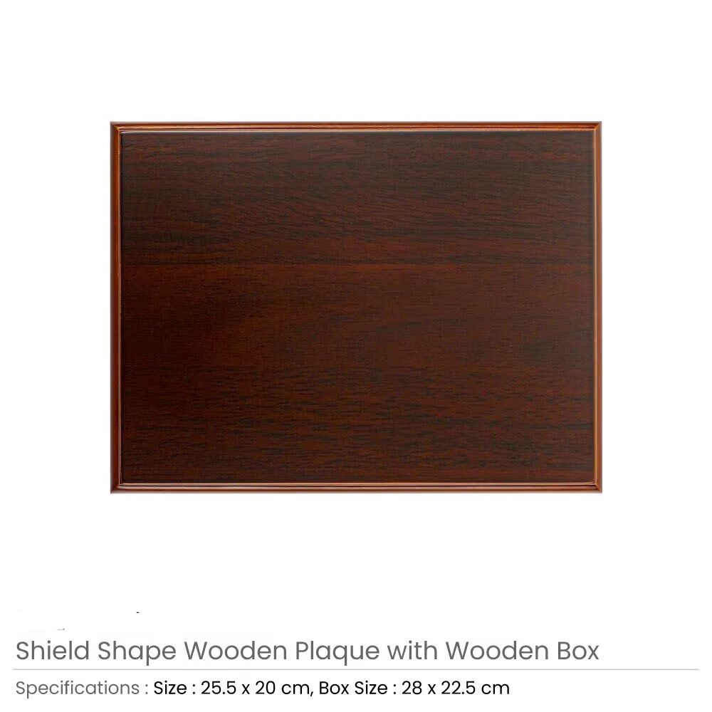 Wooden Plaques Horizontal with Box - Image 3