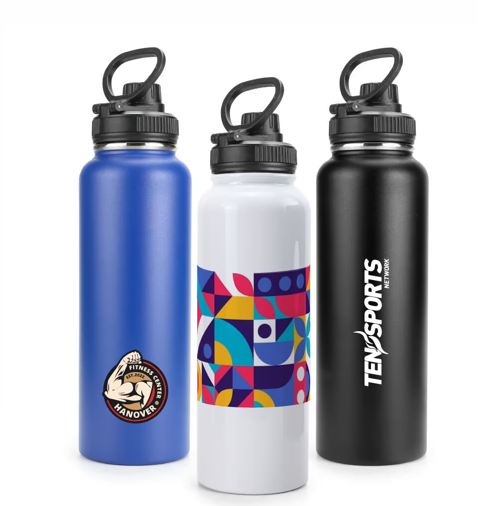Double Wall Stainless Steel Bottles with Carry Handle - Image 5