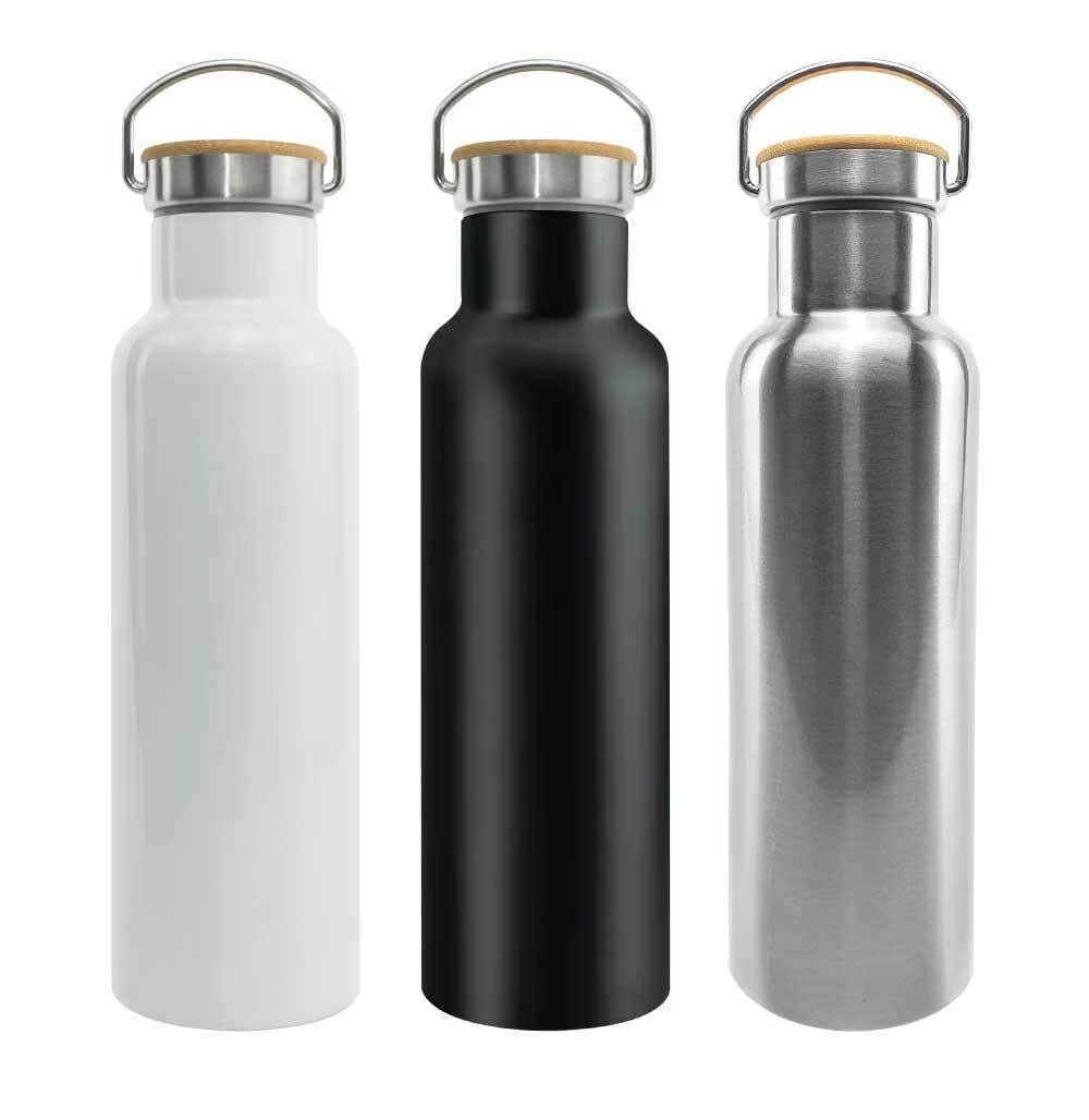 Stainless Steel Bamboo Flask