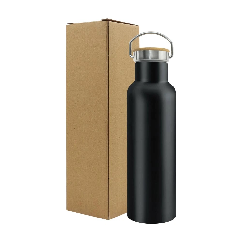 Stainless Steel Bamboo Flask - Image 7