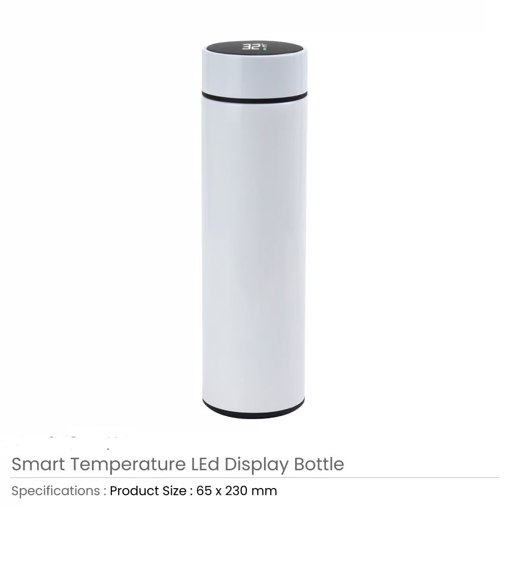 Double Wall Bottles with Temperature Display 500ml - Image 2