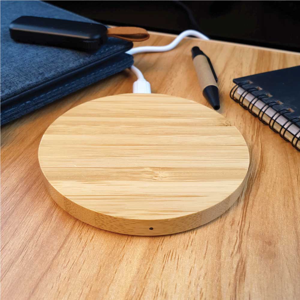Bamboo 10W Wireless Charging Pads - Image 4