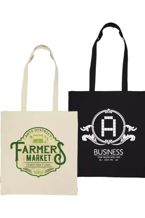 Recycled Cotton Tote Bags with Gusset 8 Oz