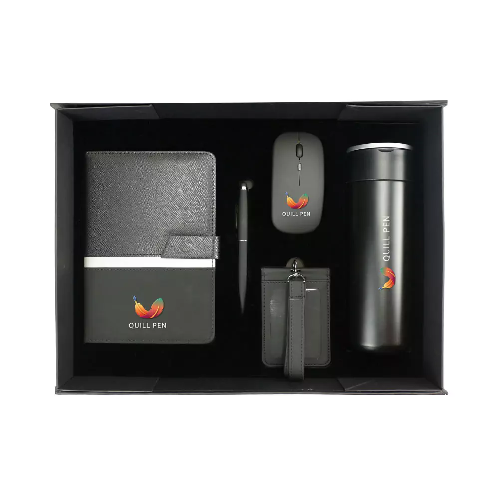 Office Gift Sets in a Black Cardboard Gift Box 360-GS-033-P - Image 2