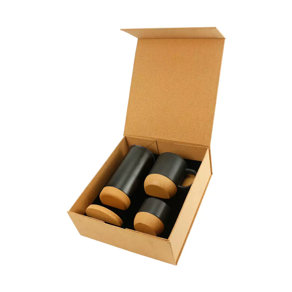 Cork Drinkware Gift Sets in a Cardboard Gift Box 360-GS-10-P - Image 5