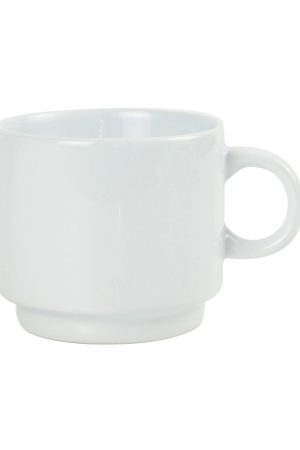 Ceramic Cups 10 Oz Glossy Finish White Color