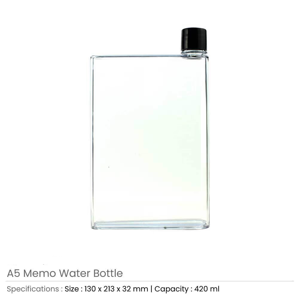 A5 Memo Water Bottles - Image 3