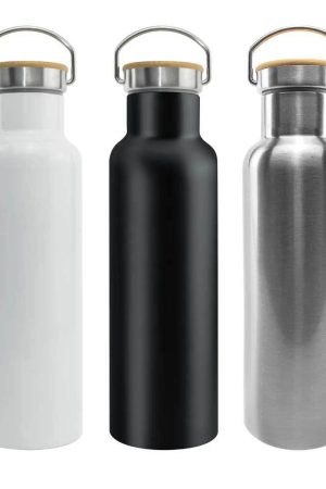 Stainless Steel Bamboo Flask