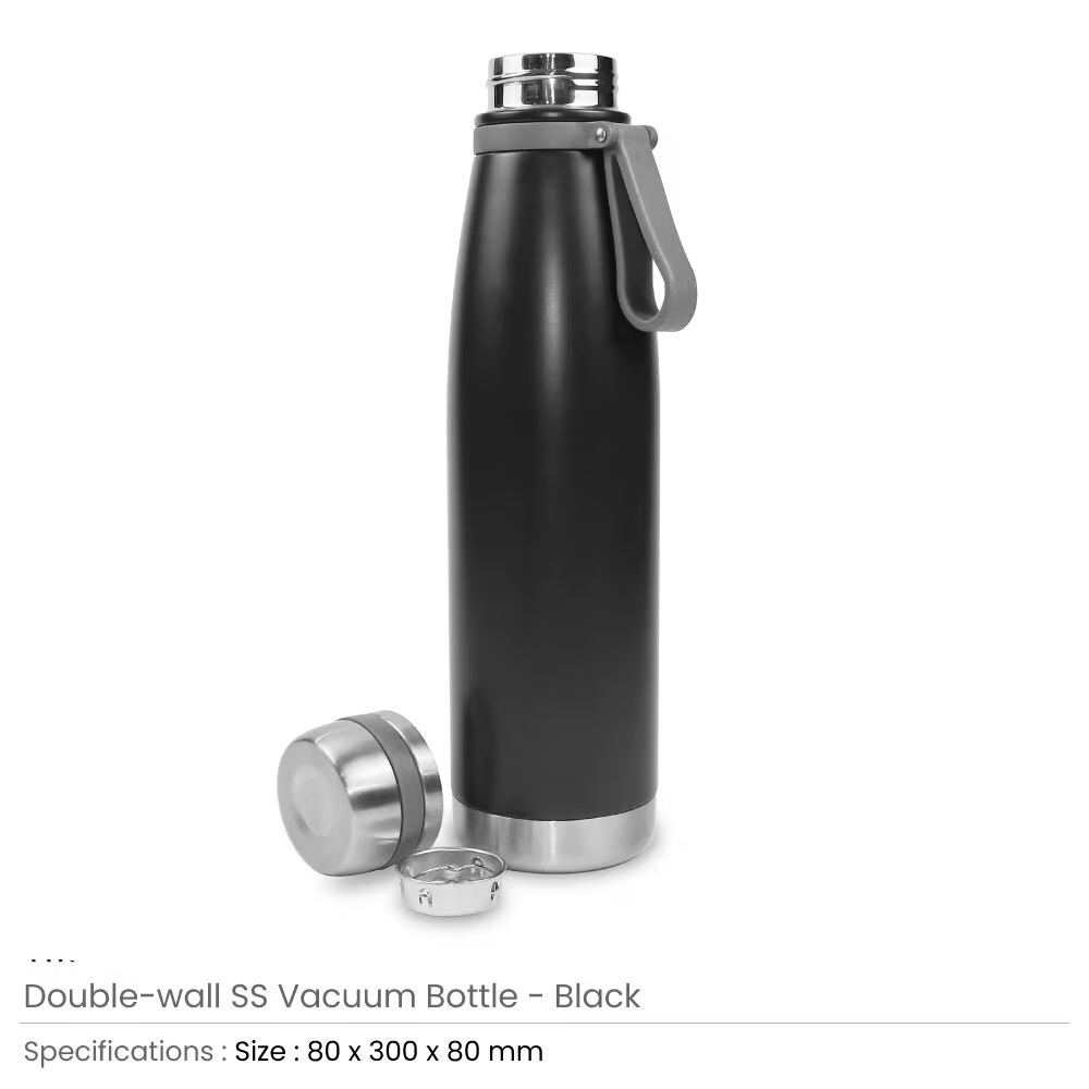 Double-Wall Vacuum Bottles 850ml in Stainless Steel - Image 2