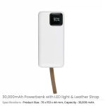 Fast Charging Powerbank 30,000 mAh with Flashlight
