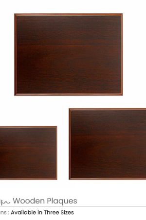 Wooden Plaques Horizontal with Box