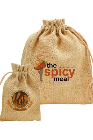 Jute Drawstring Pouches in A4 and A5 Size