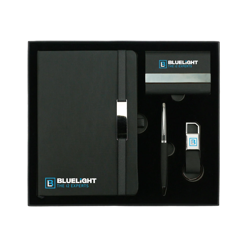 Office Gift Sets with Notebook, Pen, Card Holder, Keychain - Image 3