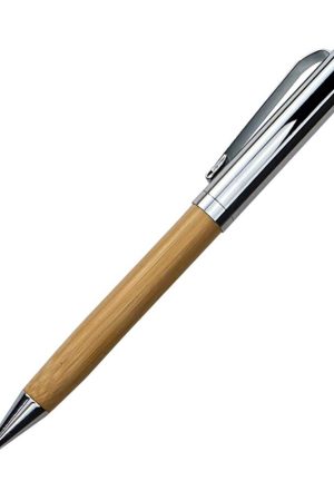 Chrome and Bamboo Metal Pens