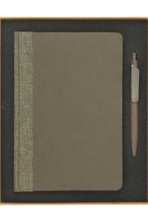 Coffee Journal Set with A5 Size Notebook and Pen