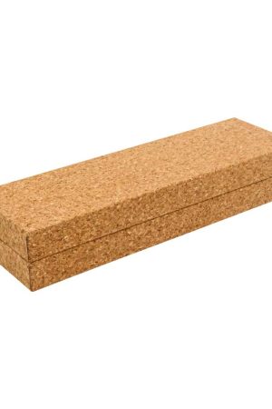 Cork Pen Box with Velvet Interior