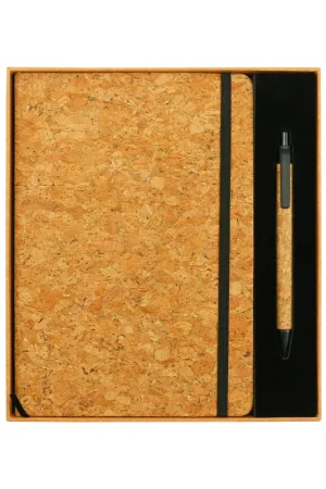 Cork Notebook and Ball Pen Gift Sets