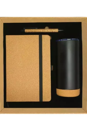 Cork Notebook Ball Pen and Tumbler Gift Sets 360-GS-021-P