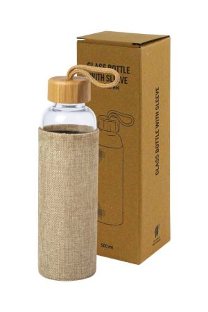 Glass Bottle with Sleeve