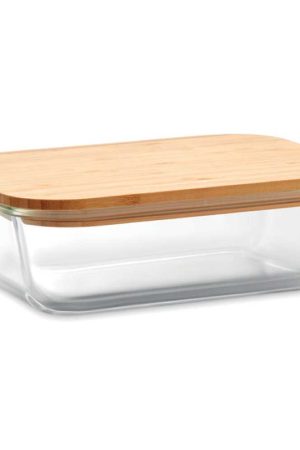 Glass Lunch Box with Bamboo Lid