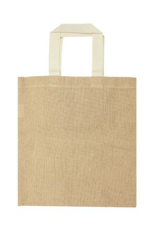 Cotton Like Jute Bags with Webbing Handle 250gsm