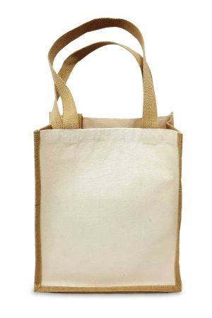 Jute and Cotton Bags Two Side Print