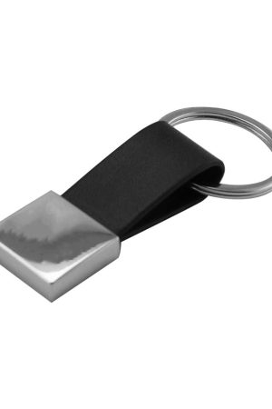 Metal Keychain with Strap