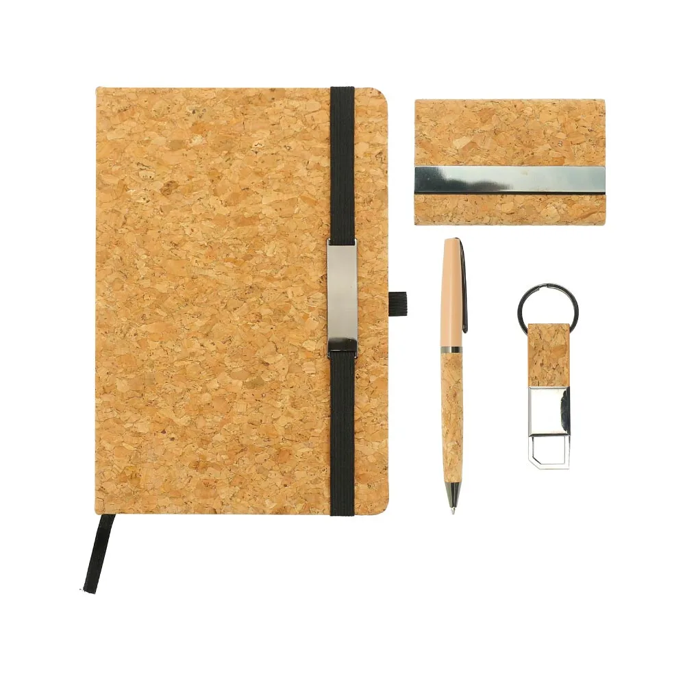Office Gift Sets with Notebook, Pen, Card Holder, Keychain - Image 4