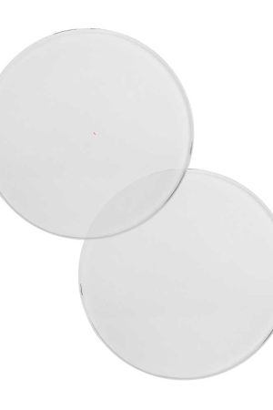 Round Glass Tea Coasters