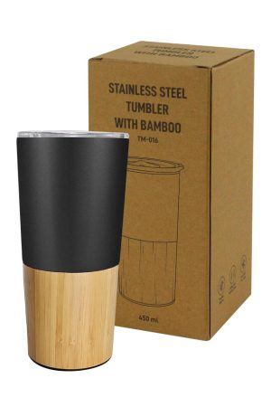 Travel Tumbler with Bamboo