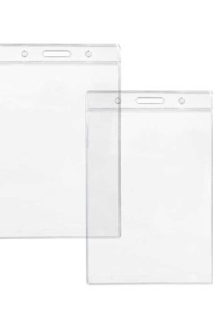 Clear Plastic ID Card Holder