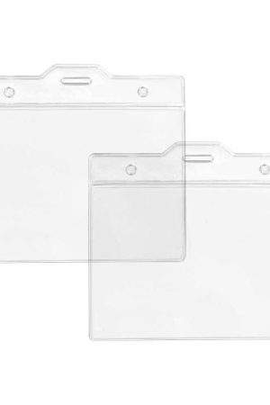 Clear Plastic ID Card Holder