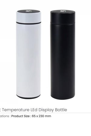 Double Wall Bottles with Temperature Display 500ml