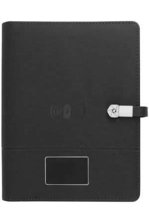 Wireless Powerbank Portfolio with USB & Light up Logo