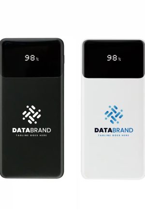 Powerbank with LED Screen 10,000 mAh and Built-in Cables