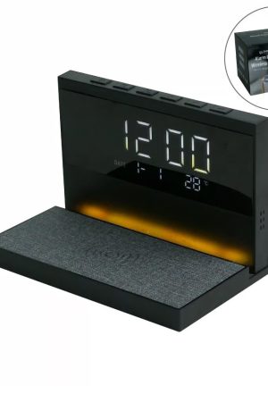 Dorniel Alarm Clock, 15W Wireless Charger & Night Light