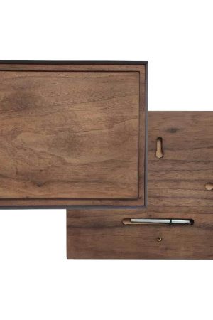 Horizontal Wooden Plaque with Box