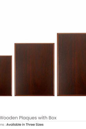 Portrait Wooden Plaques with Box