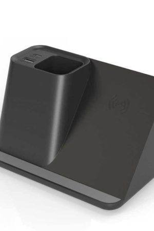 Desktop Pen Holder with 5W Wireless Charger