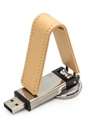 Leather Keychain USB