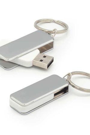 Metal Swivel USB with Key Holder