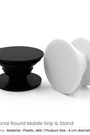 Round Mobile Grip and Stand